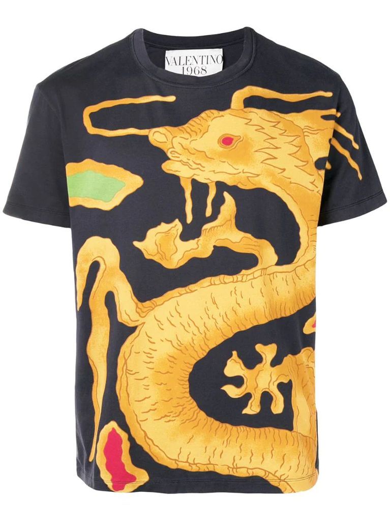 dragon printed t-shirt