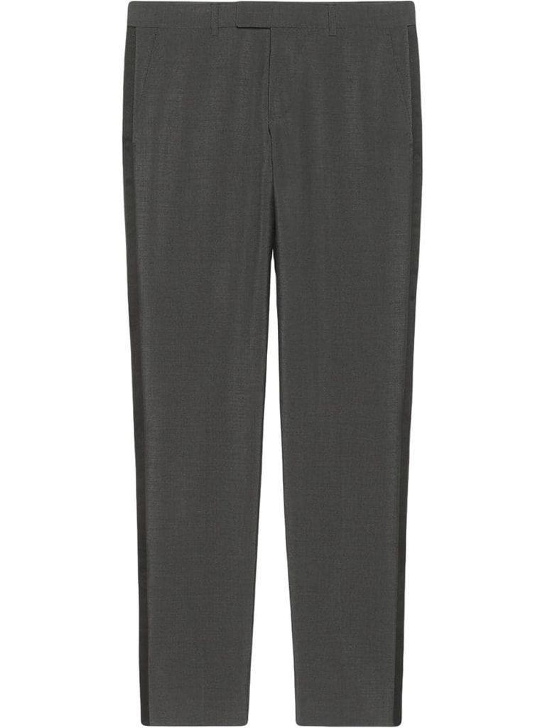 Heritage straight-leg tailored trousers