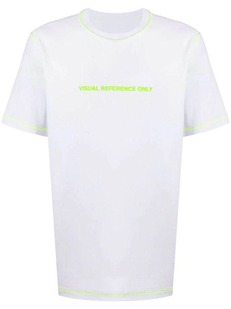 slogan-print reversible-T-shirt