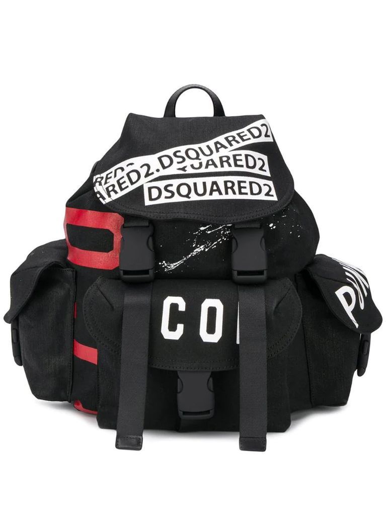 logo tape backpack