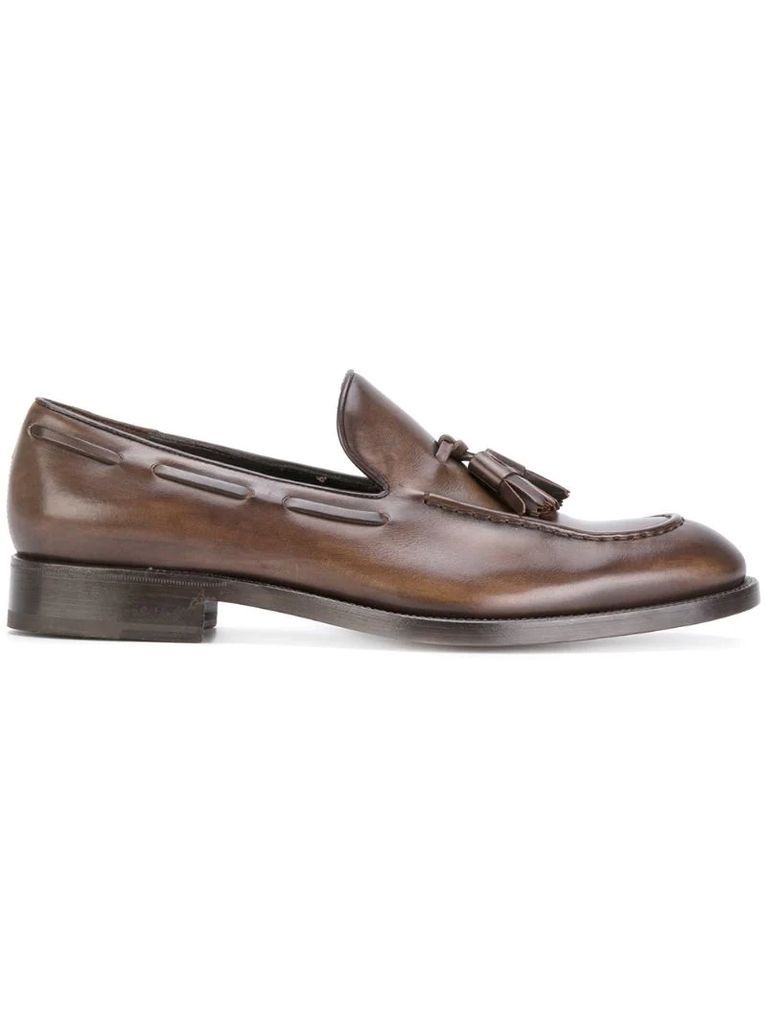tassel front loafers