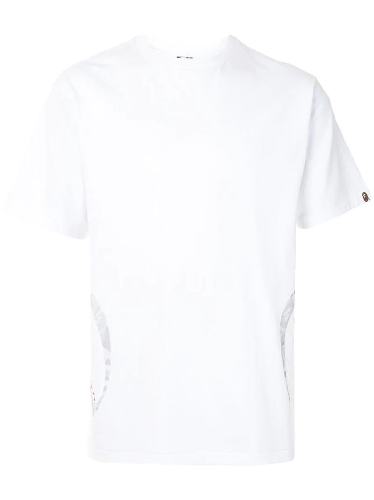 Camo Side Shark short sleeve T-shirt
