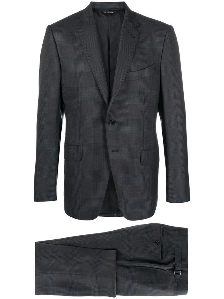 plaid two-piece suit