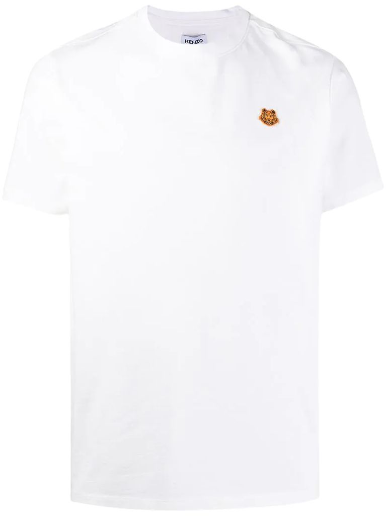 embroidered tiger motif T-shirt
