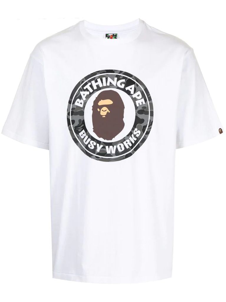 ape head print T-shirt