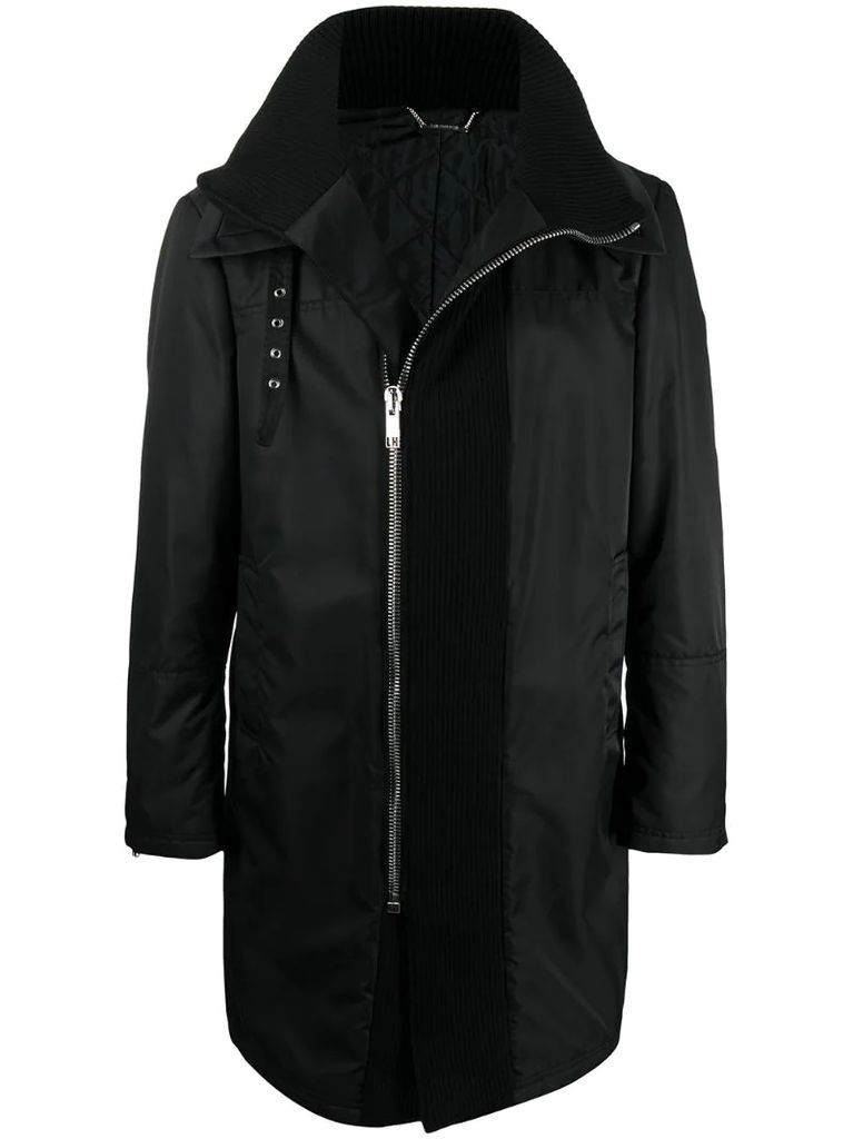 layered lightweight coat