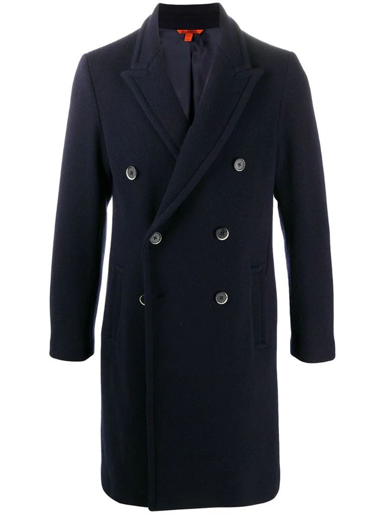 tailored double-breasted coat