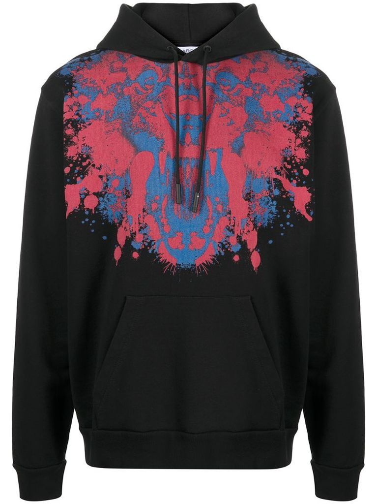 tiger-print hoodie