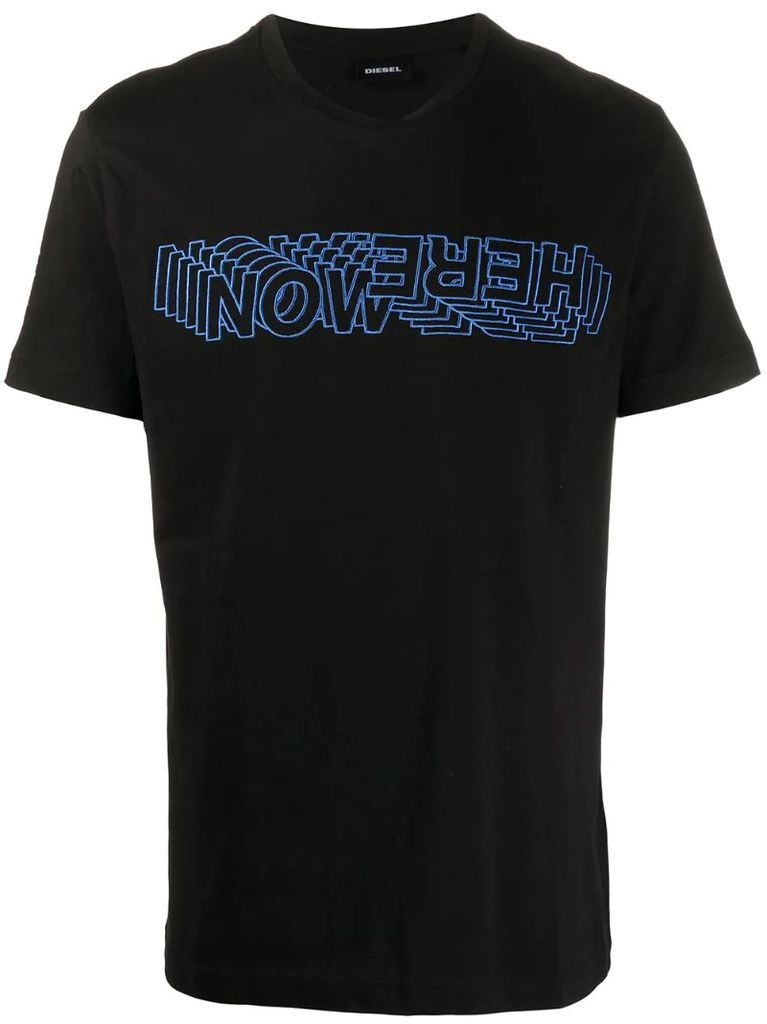 Nowhere embroidery T-shirt