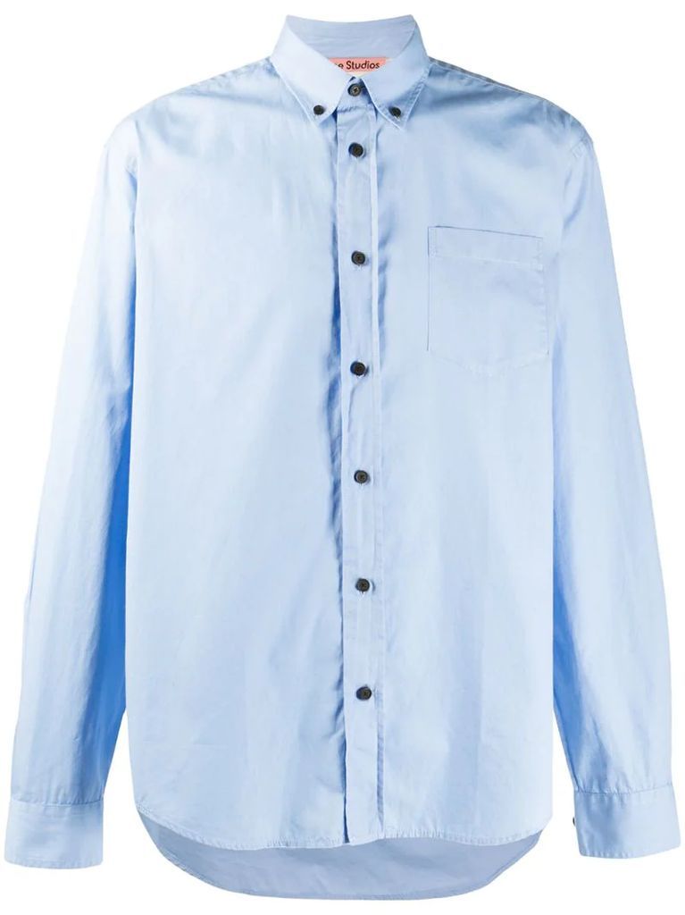 button-down collar shirt
