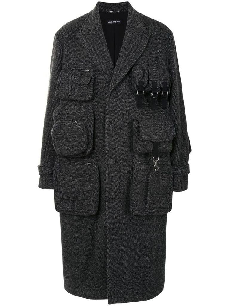 long-length tailored coat