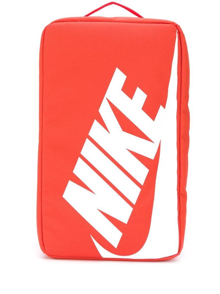 logo print shoe bag