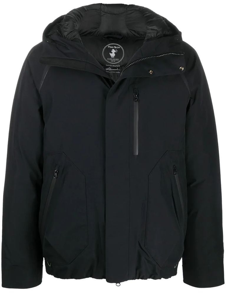 zip-front lightweight coat