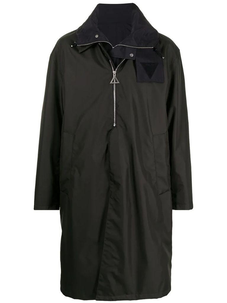 long-line raincoat