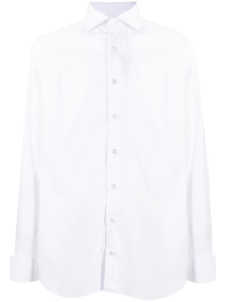 long sleeved white shirt