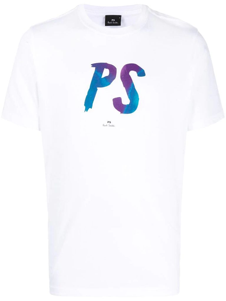 logo-print organic cotton t-shirt