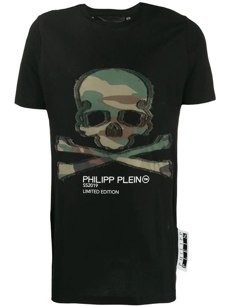 Skull print T-shirt