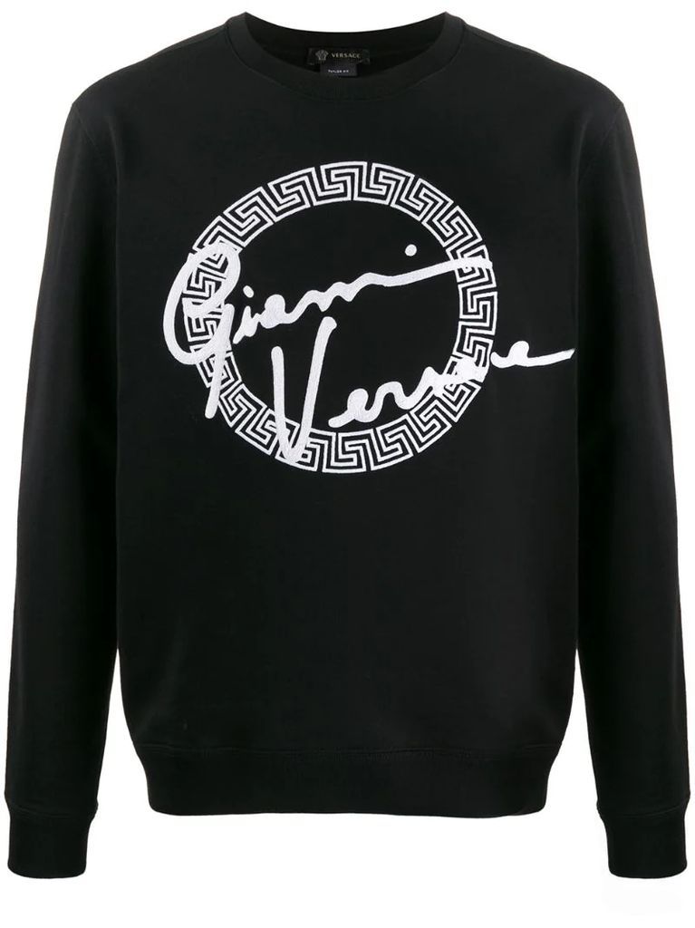 GV signature print sweatshirt