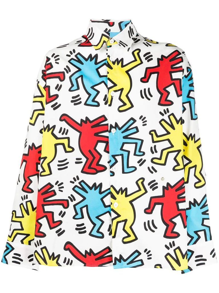 x Keith Haring Illusion graphic-print shirt
