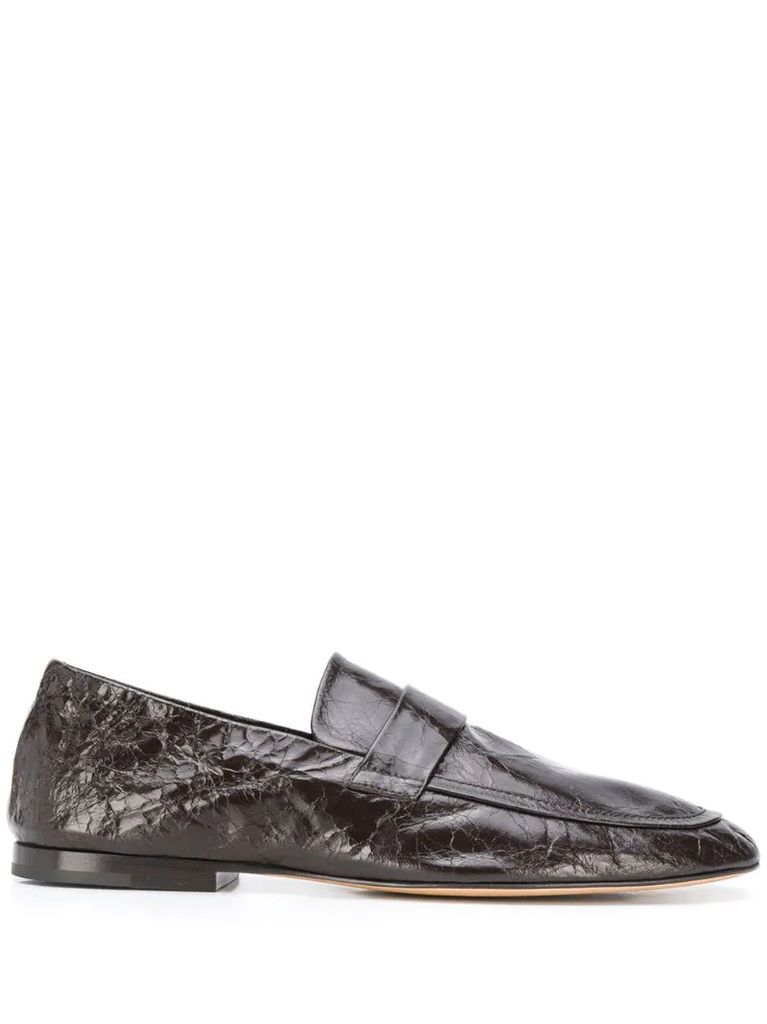unstructured loafers