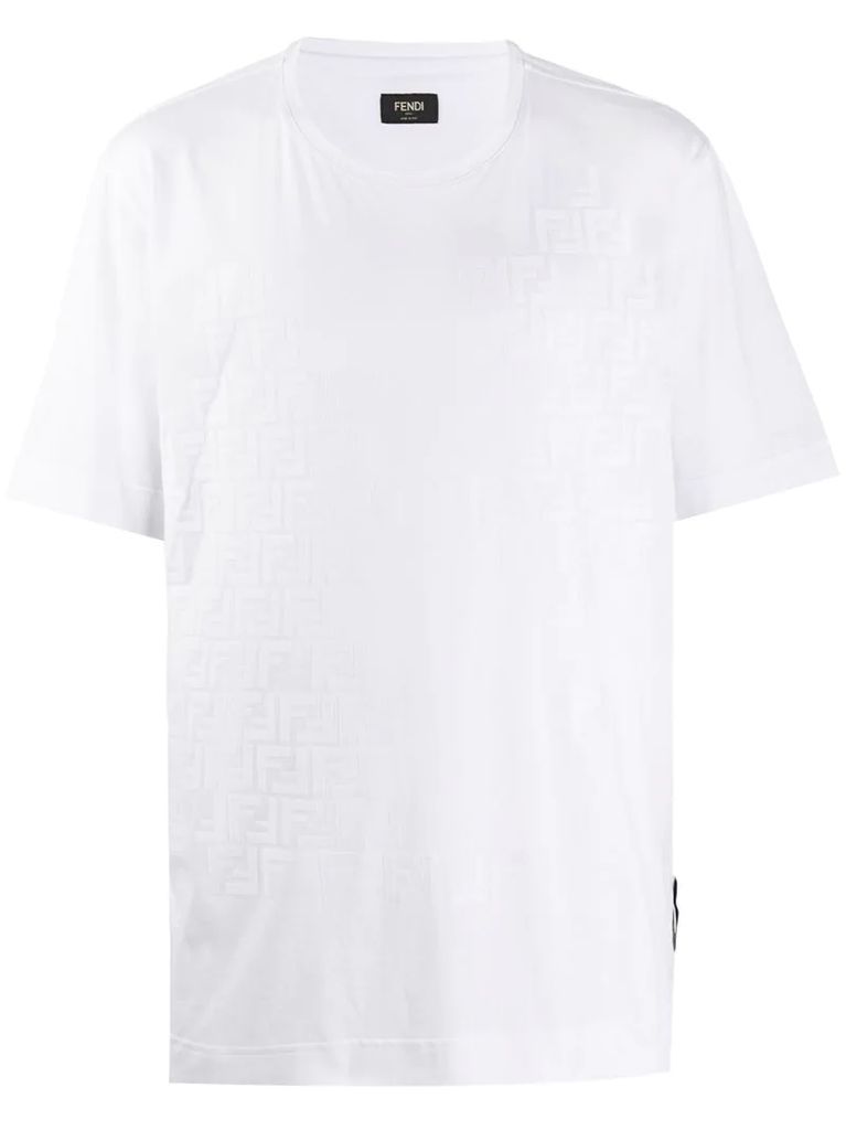 shaded-effect FF motif T-shirt