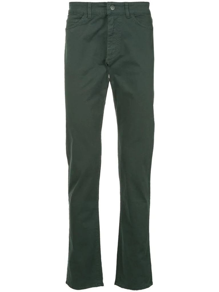 straight-leg trousers