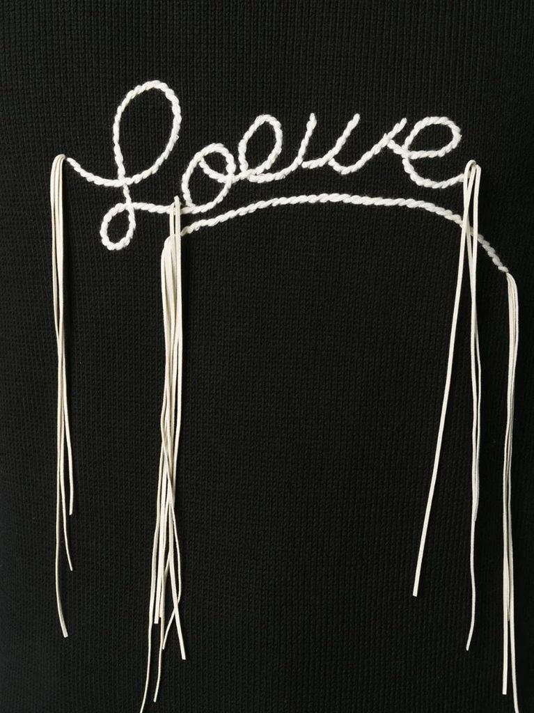 logo stitch jumper