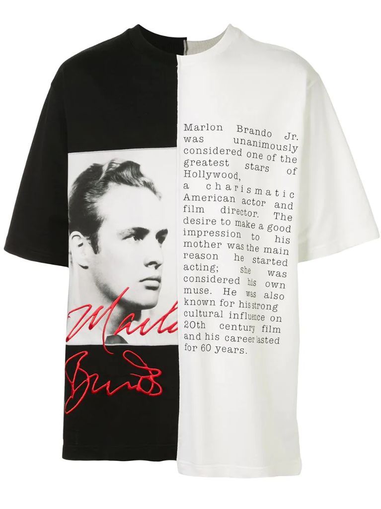 Marlon Brando two-tone T-shirt