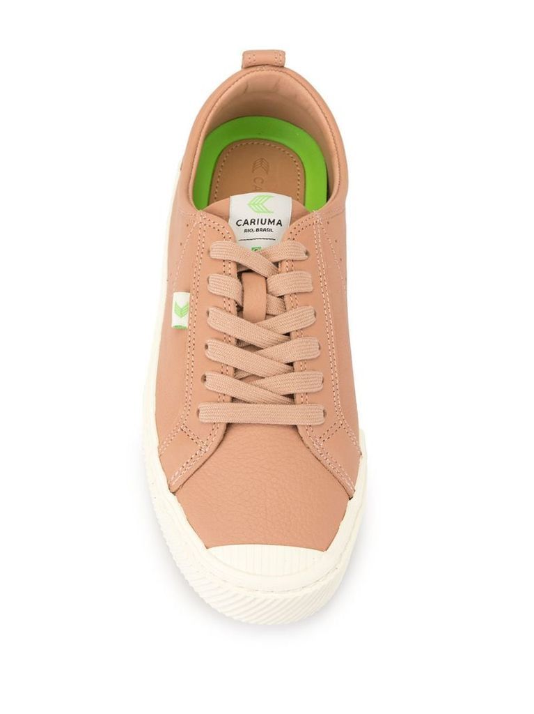 OCA Low Nude Premium Leather Sneaker