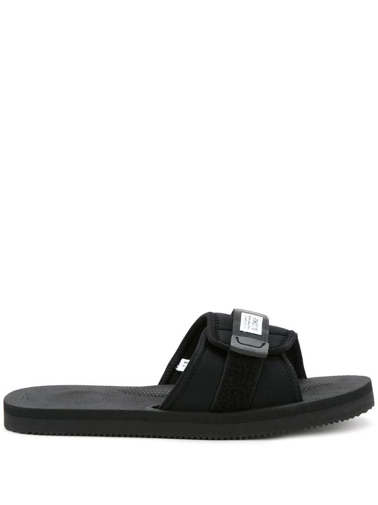 open-toe buckle slides