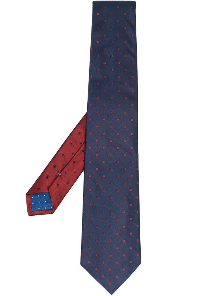 two-tone silk tie