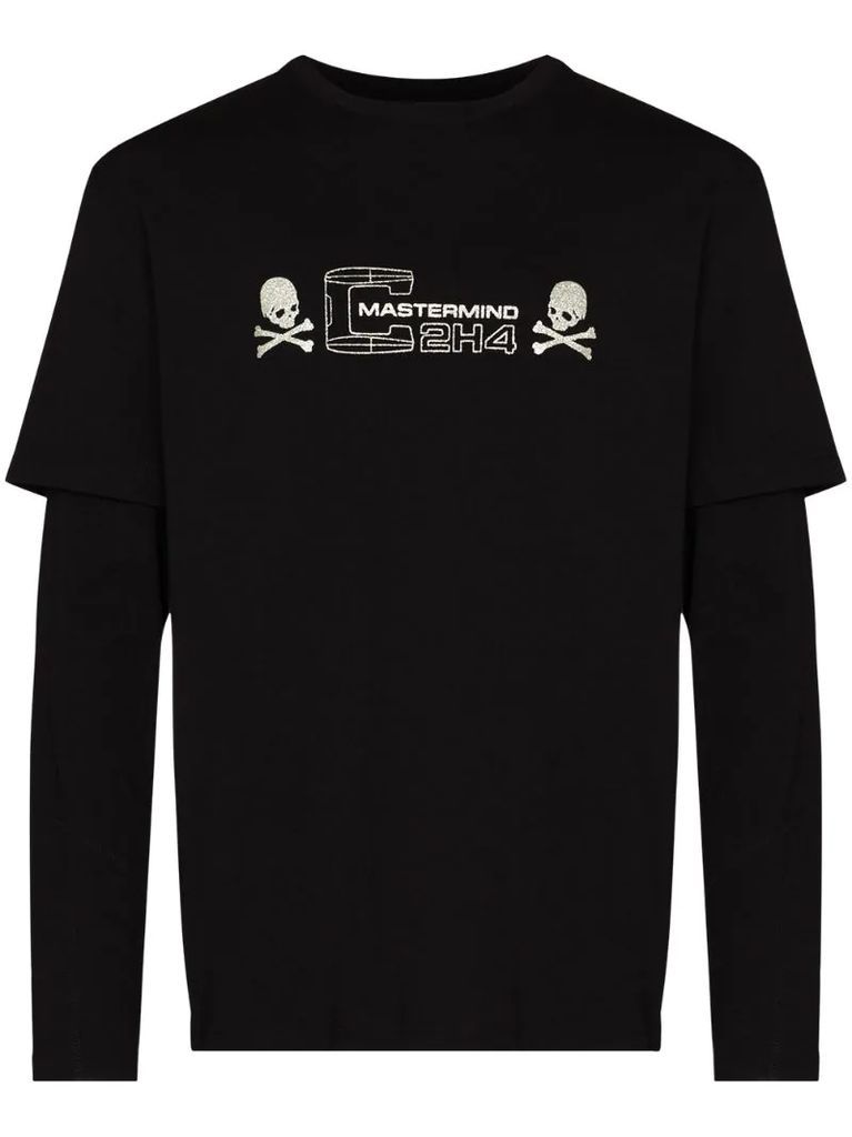 x C2H4 C-Mastermind layered T-shirt