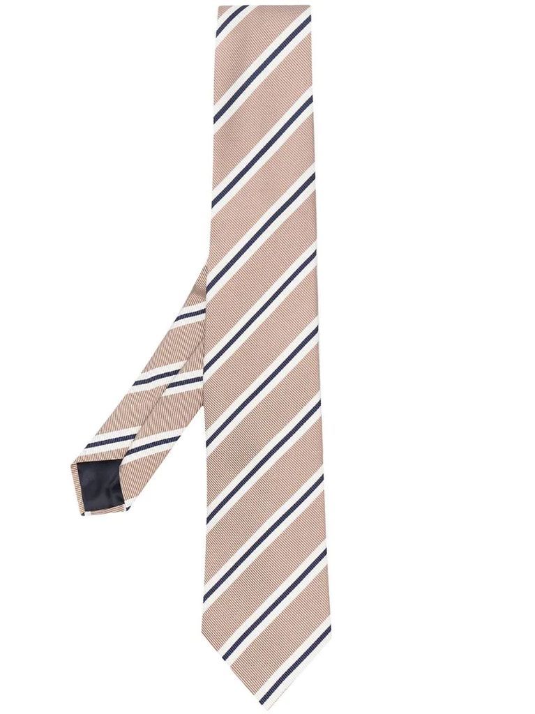 diagonal-stripe tie