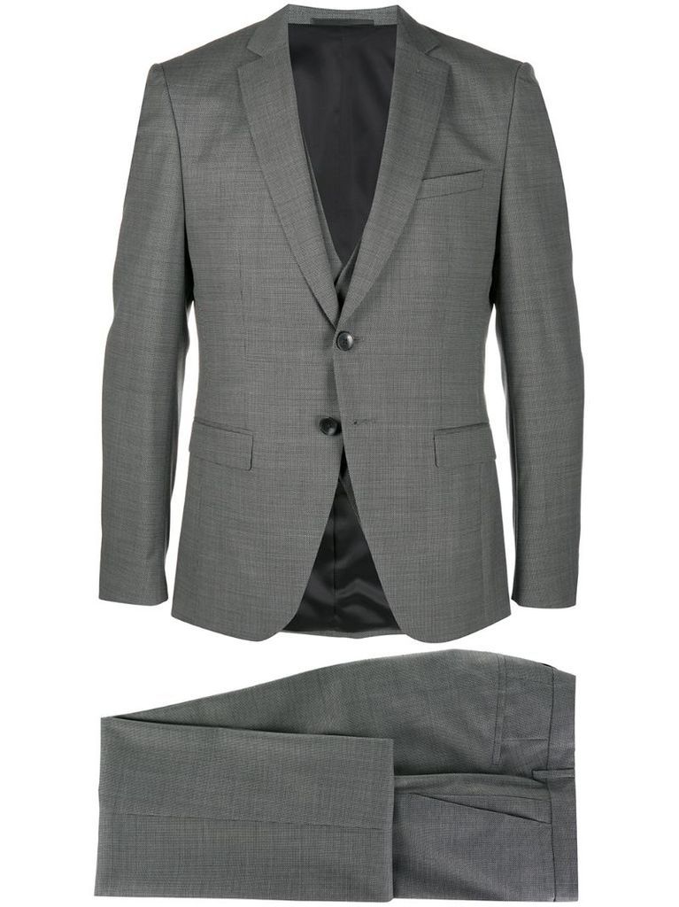 tailored three piece suit
