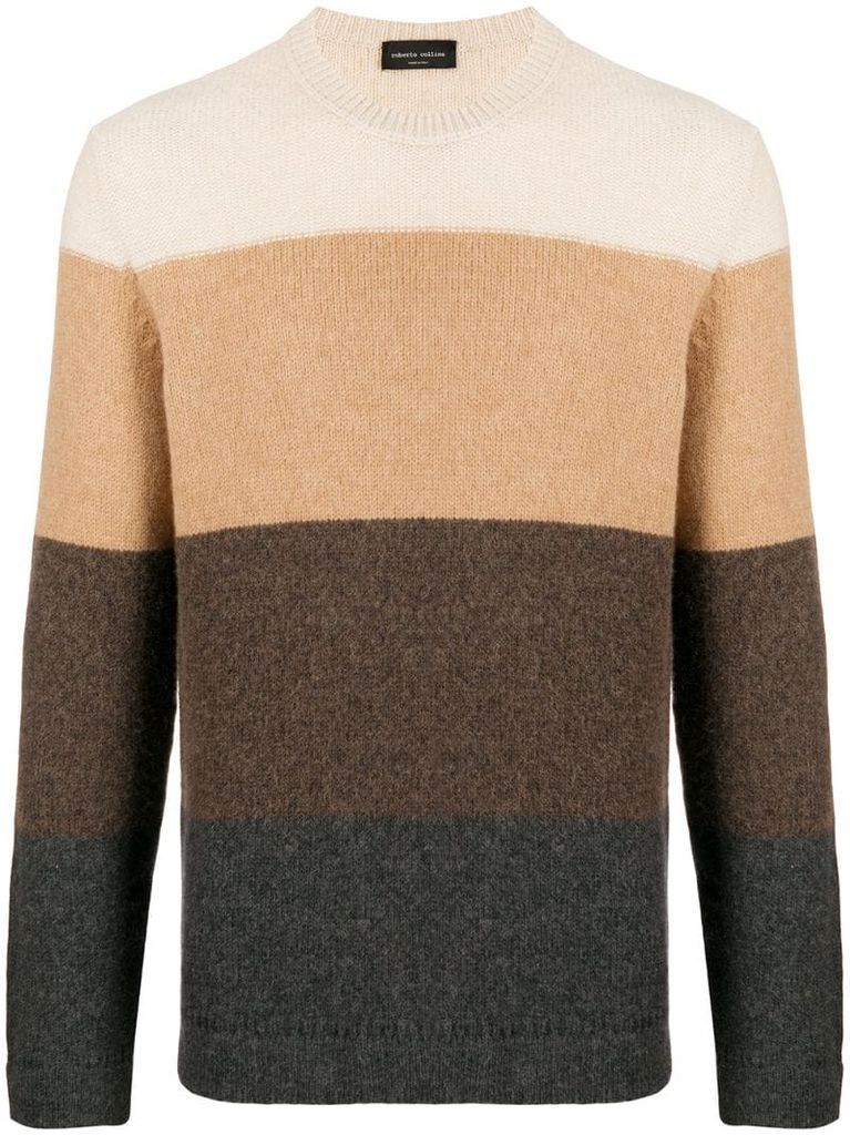 colour-block sweater