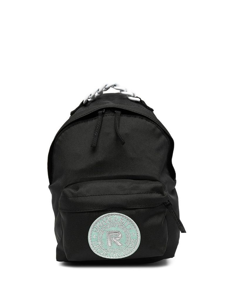 logo patch detail backpack