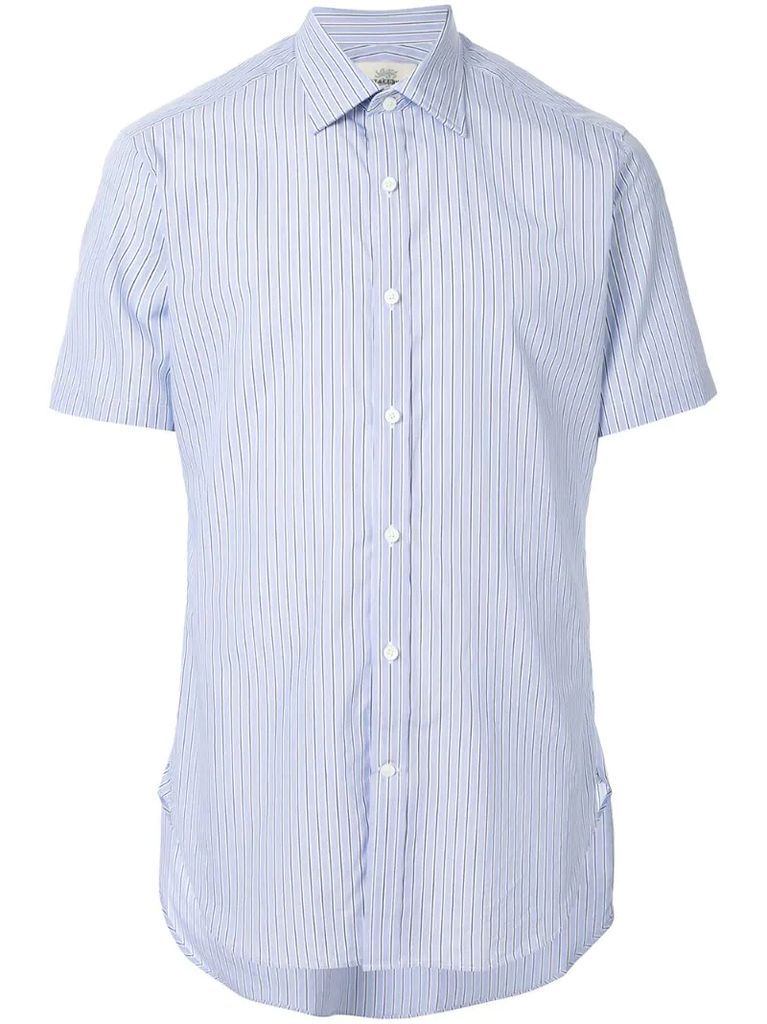 striped short-sleeved shirt