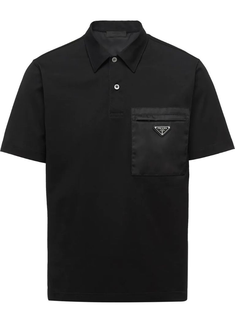 pocket-detail polo shirt
