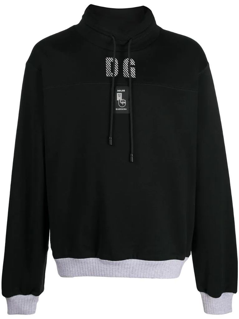 DG-print sweatshirt