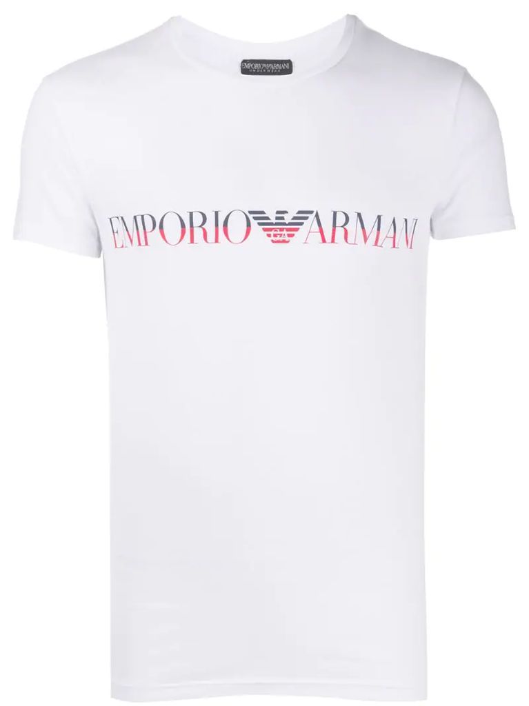 crew neck logo print T-shirt