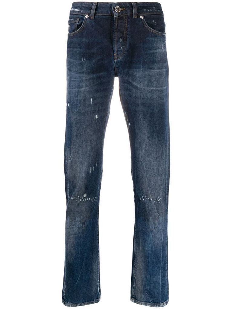 Sid mid-rise tapered jeans