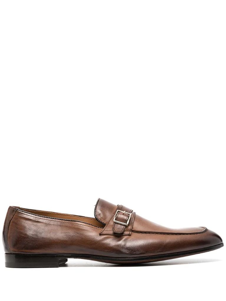 side-buckle loafers
