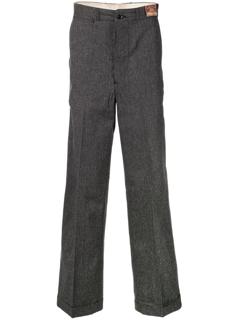 1940s tailored long trousers