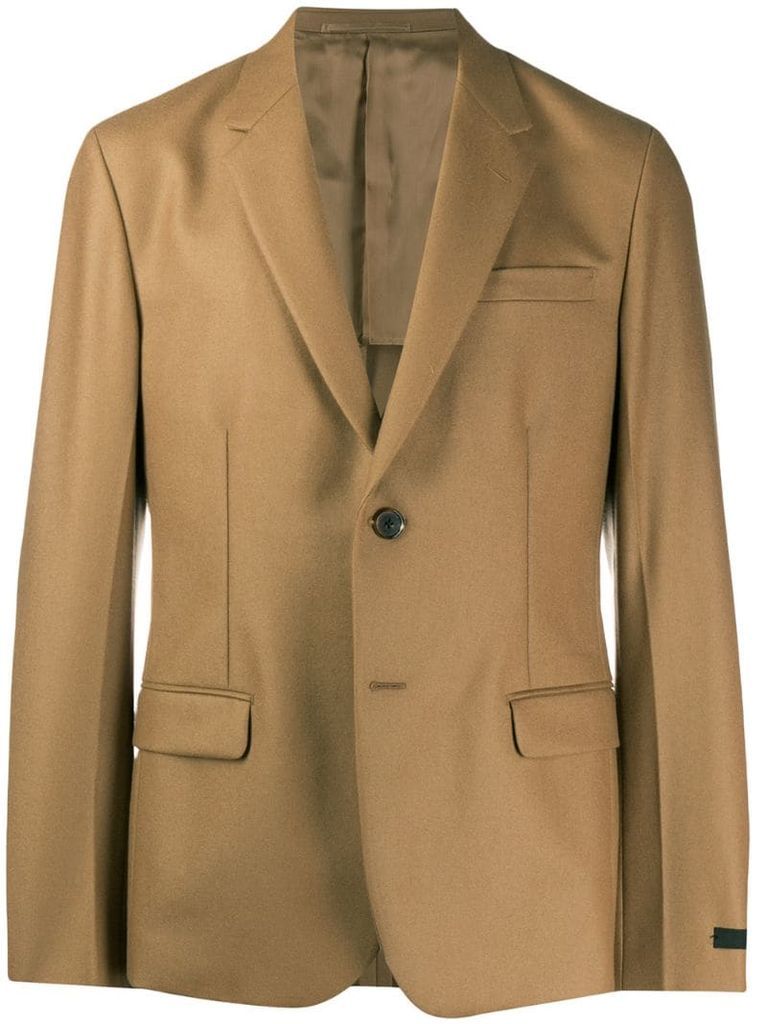 notched lapel blazer jacket