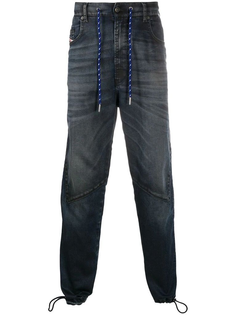D-Skint tie-ankle jeans