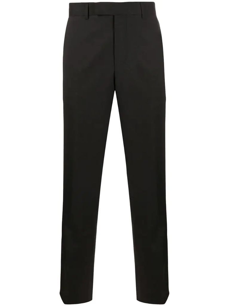 straight tailored trousers