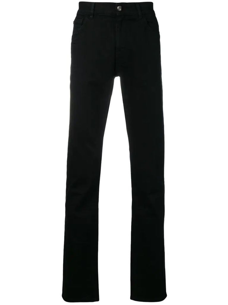 slim fit trousers