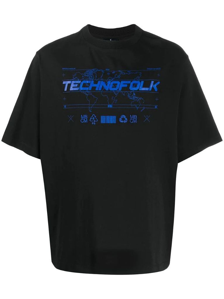 Technofolk boxy T-shirt