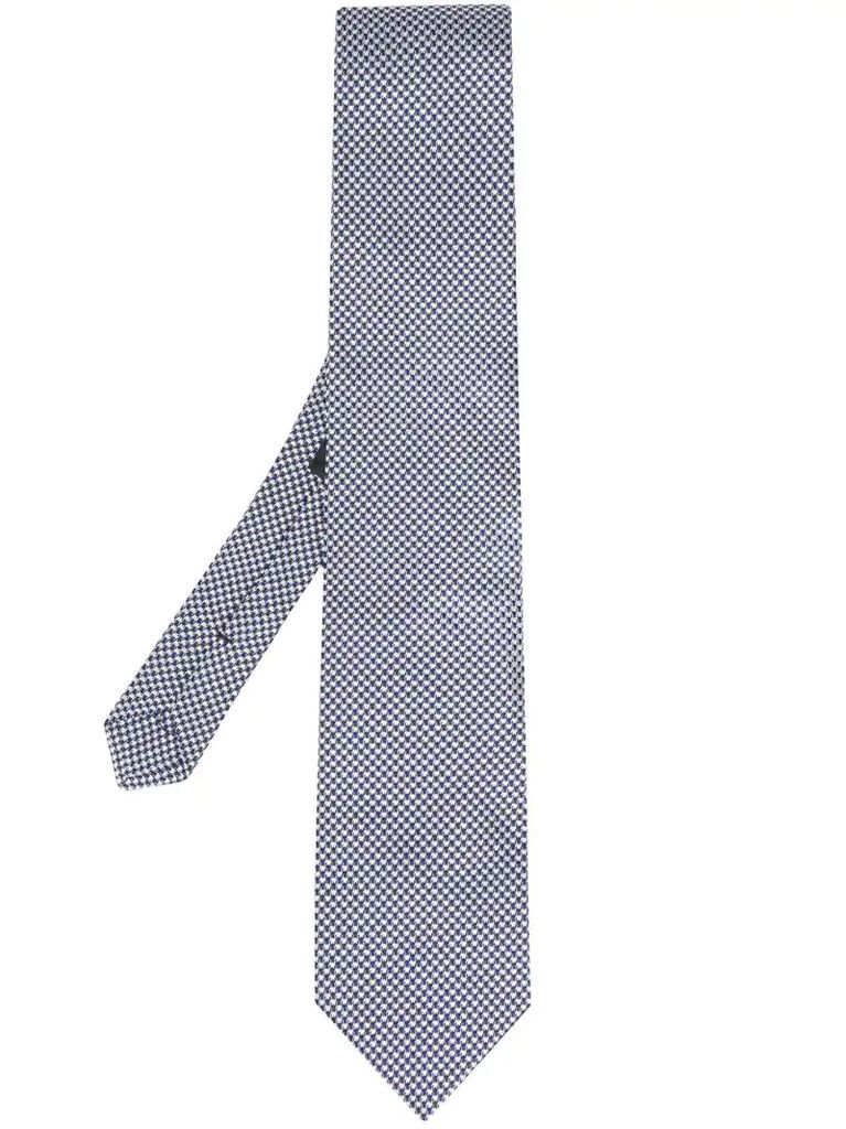 silk embroidered tie