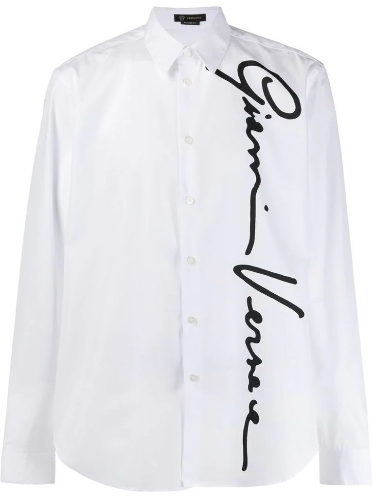 GV Signature buttoned shirt